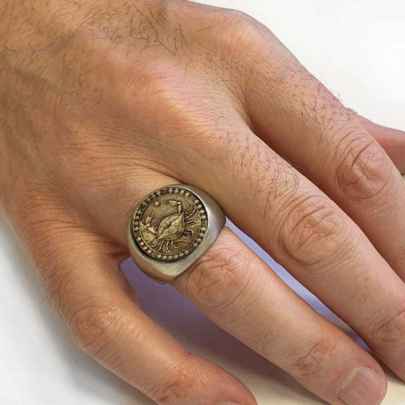 Cancer Horoscope Ring - view 4