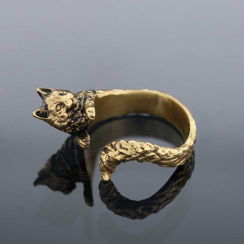 Cat Band Ring by SWISS PLUS - 925 Sterling Silver Rings for Men & Women - view 4