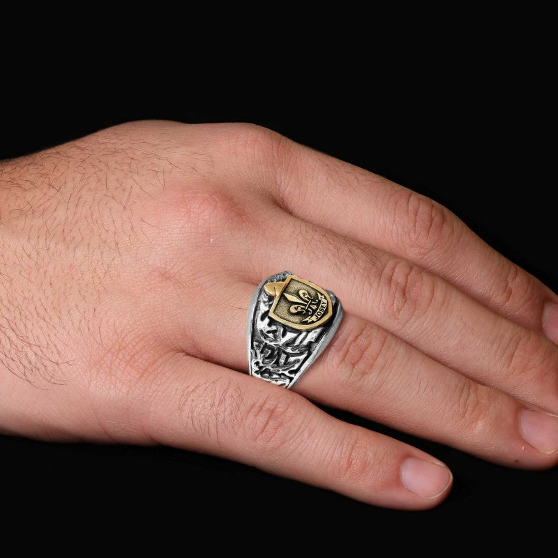 Celtic Design Family Crest Ring