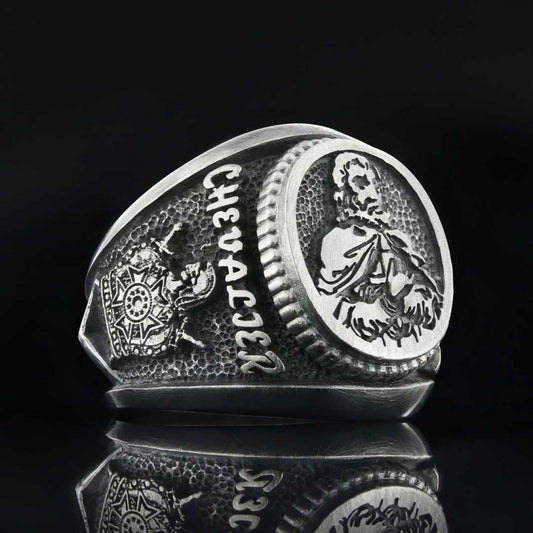 Chevalier De Molay Ring by SWISS PLUS - Unique Design Rings - view 2
