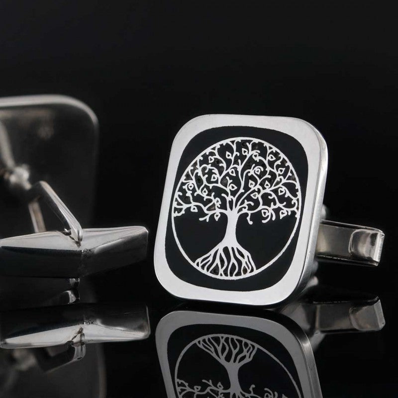 Handmade Sterling Silver Christian Cufflink