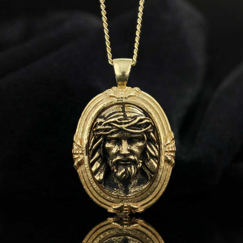 Silver Jesus Pendant
