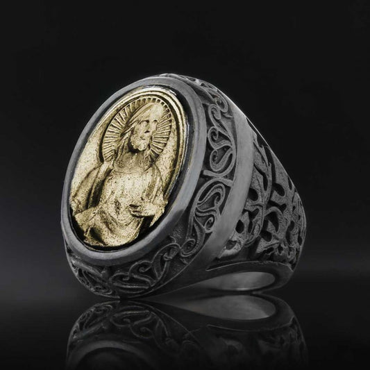 Crown of Light Jesus Ring