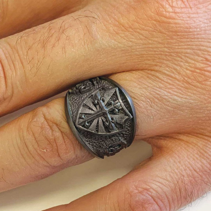 Crusade Cross Ring by SWISS PLUS - Christian Collection - view 7