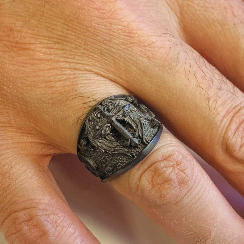 Christian Chrismon Ring by SWISS PLUS - Christian Collection - view 7