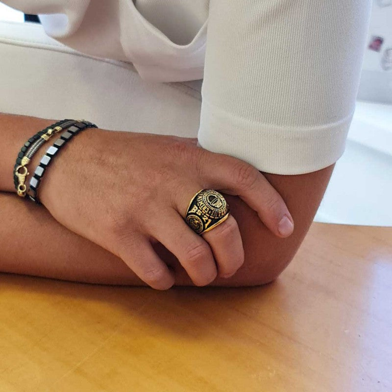 Criminal Justice İntegrity Ring by SWISS PLUS - Custom College Class Rings - view 7