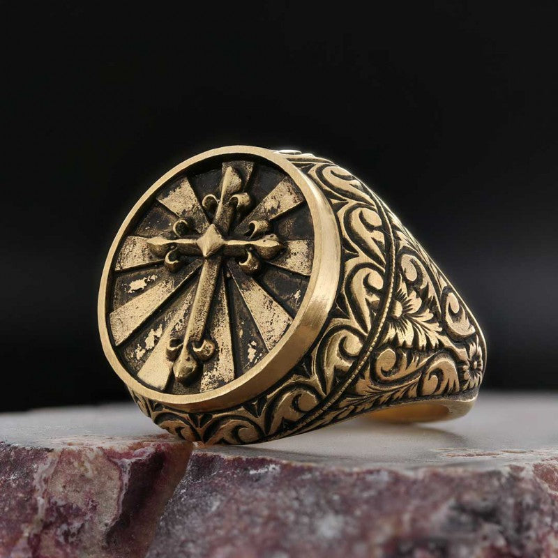 Silver Cross Ring