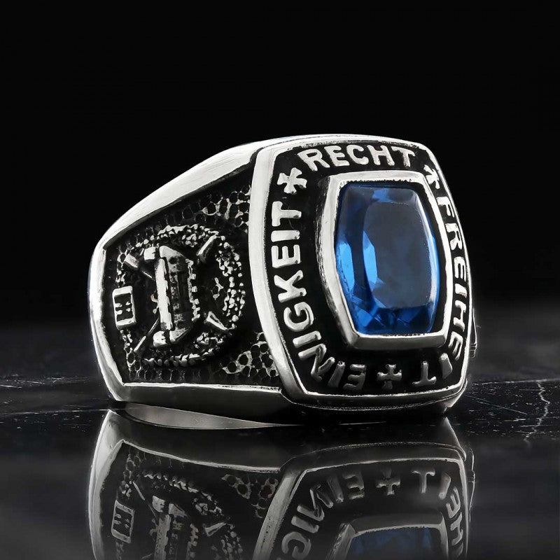 Custom Design Einigkeit Recht Freiheit Germany Ring