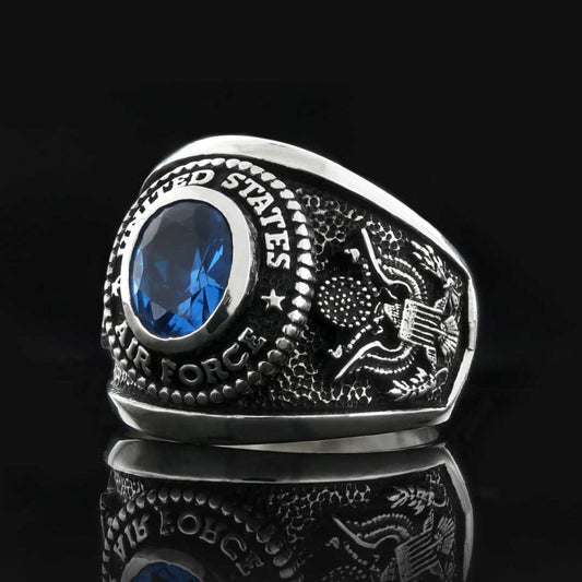 Custom Design United States Air Force Ring by SWISS PLUS - Military Rings - view 2