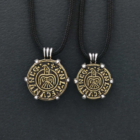 Custom Design Viking Penny King Anlaf Guthfrithsson Women Coin Pendant - view 2