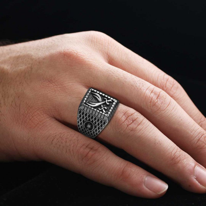 Custom Design Zulfikar Sword Ring by SWISS PLUS - Unique Design Rings - view 7