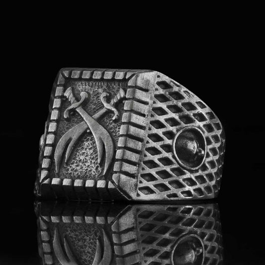 Custom Design Zulfikar Sword Ring - view 2