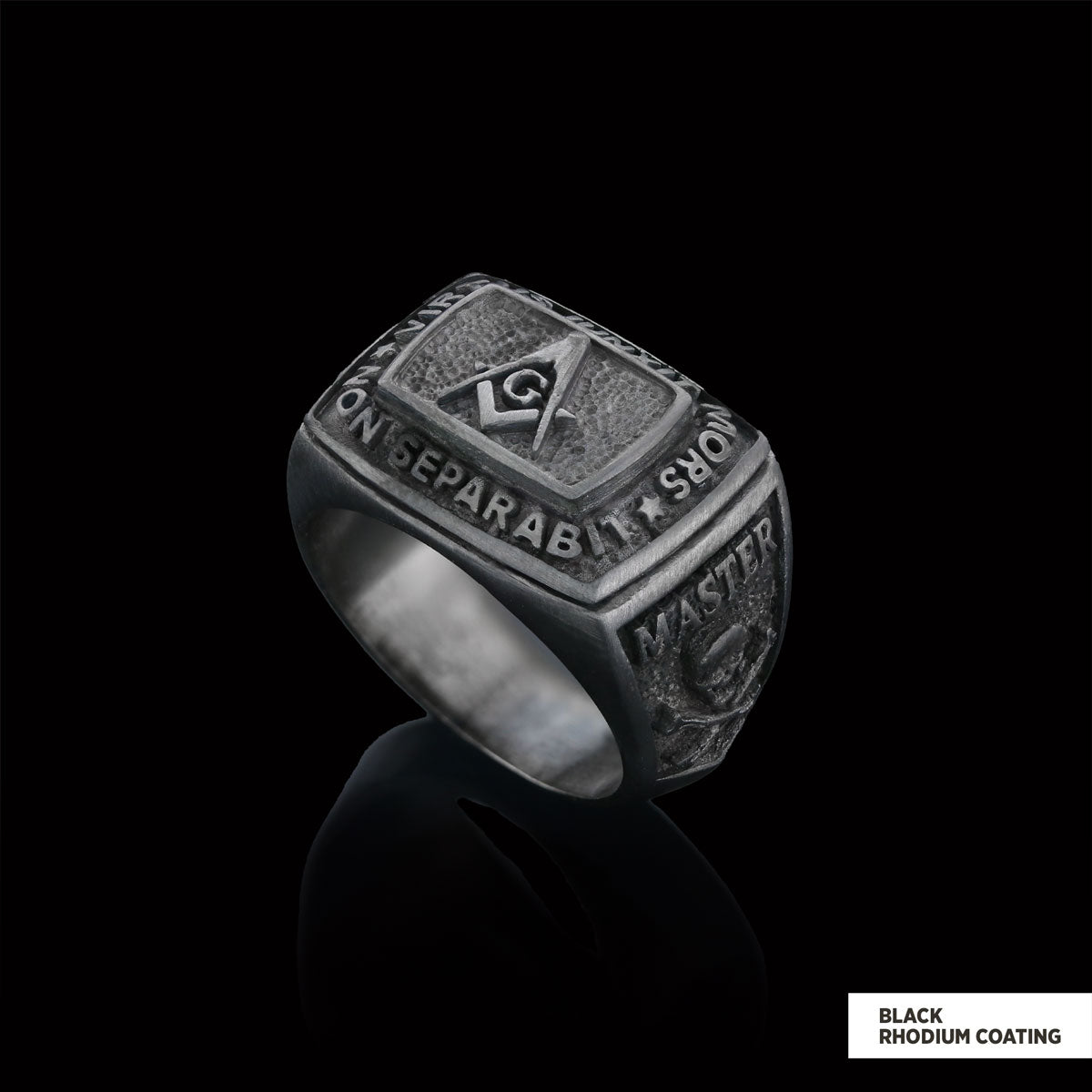 Custom Mason Compass Ring, Master Mason Ring, Elegant Masonic Ring