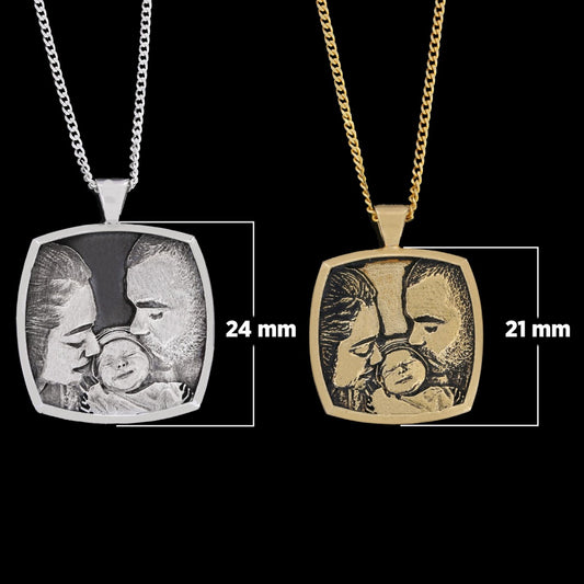 Custom Photo Jewelry, Personalized Picture Necklace, Relive Your Special Moments by SWISS PLUS - Photo Collection - view 2