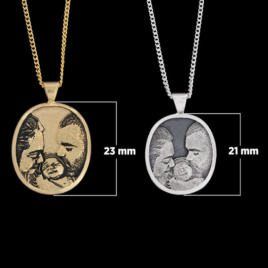 Custom Picture Necklace, A Unique Way to Wear Your Best Memories - view 2