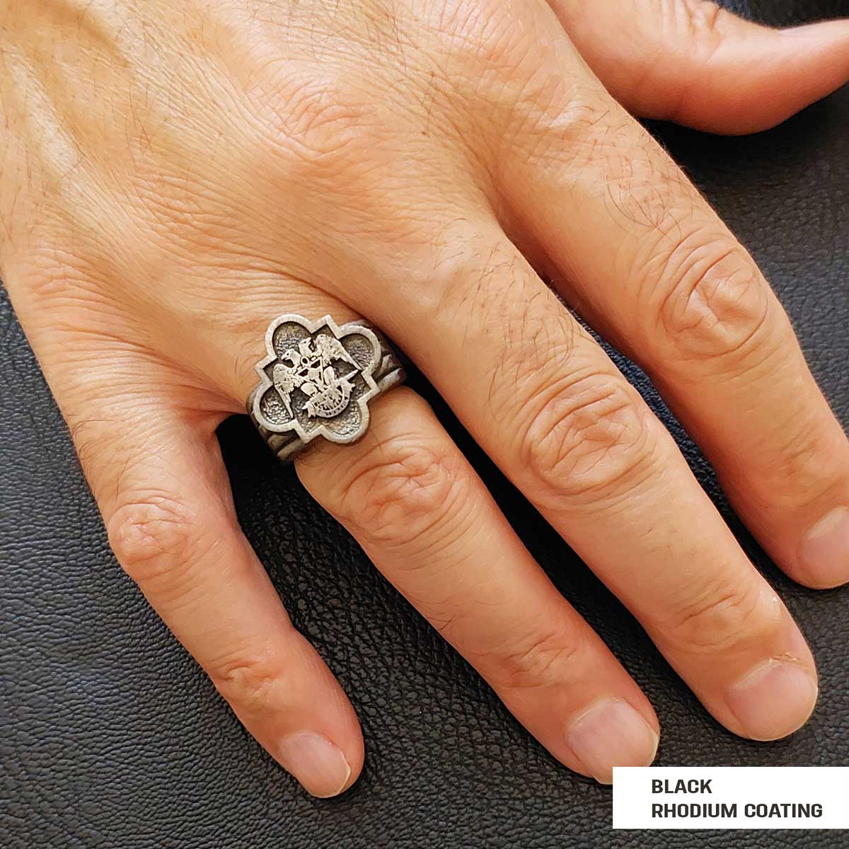 Custom Rousea Crucis Order Ring, Spiritual Symbol of Ancient Ring, Rosicrucian Cross Ring Amorc Ring