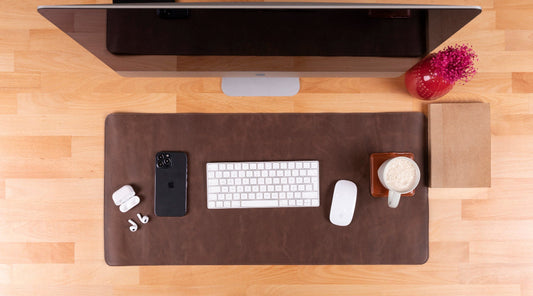 Leather Desk Mat (35 cm X 78 cm)
