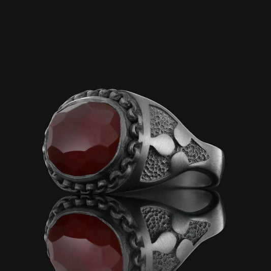 Gemstone Men Ring - view 2