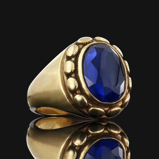 Special Design Gemstone Men Ring by SWISS PLUS - Unique Design Rings - view 2