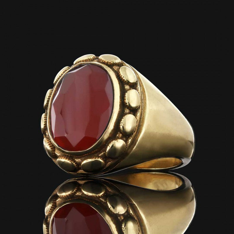 Special Design Gemstone Men Ring - view 5