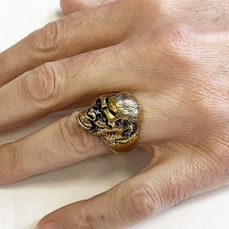 Gorilla Silver Ring