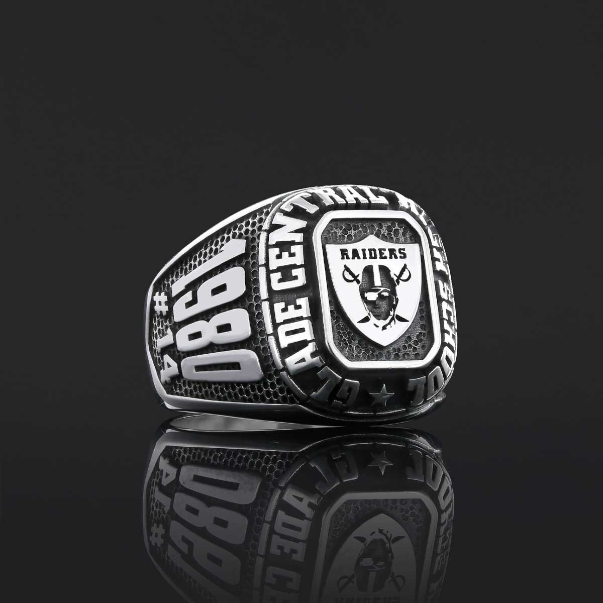 Hammund High School Ring, Üniversity Graduation Ring, Class Ring, College Class Ring by SWISS PLUS - Custom College Class Rin