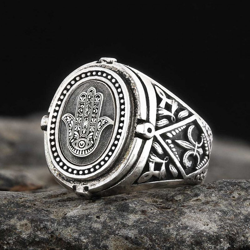 Hamsa Jewish Ring