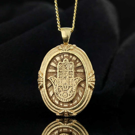 Jewish Hamsa Pendant - view 2