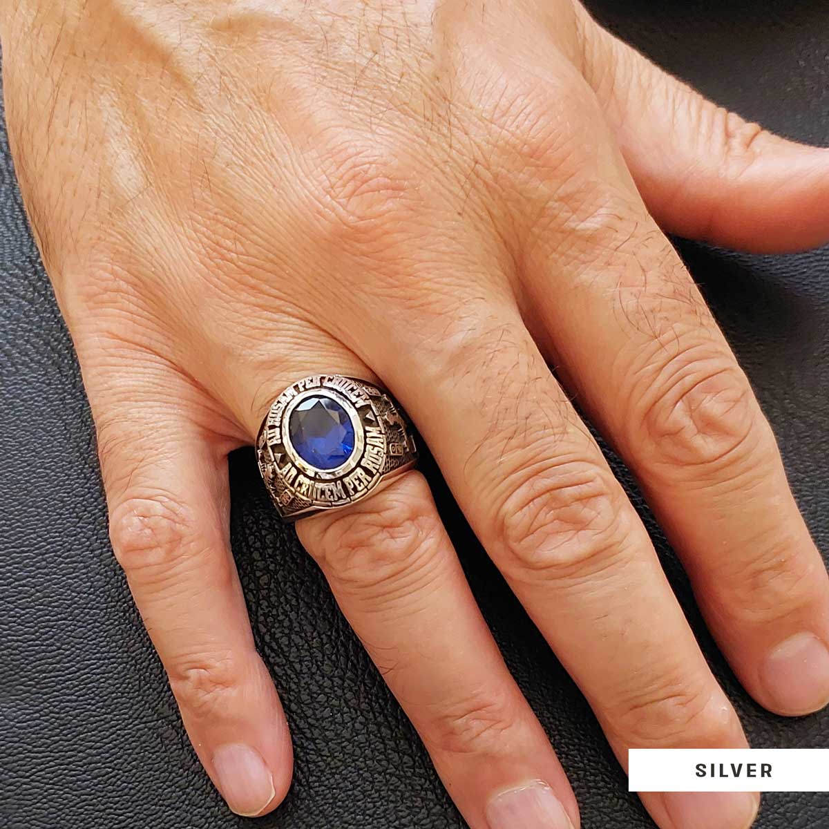 Handmade Rose Crucis Silver Ring, Amorc Jewelry, Special Design Amorc Ring, Rose Crucis Ring - view 7