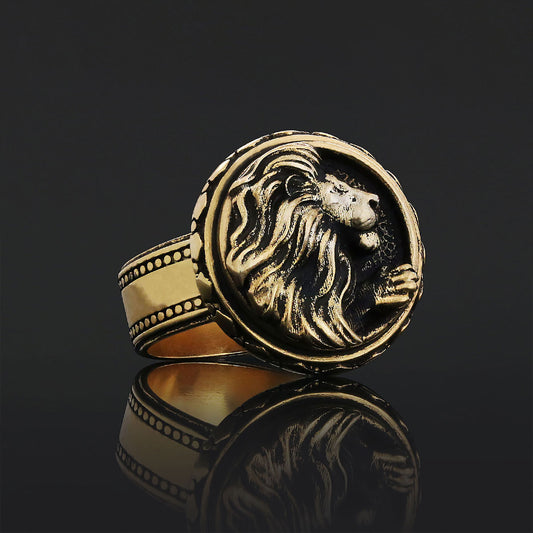 Handmade Sterling Silver Leo Ring by SWISS PLUS - Zodiac Collection - view 2