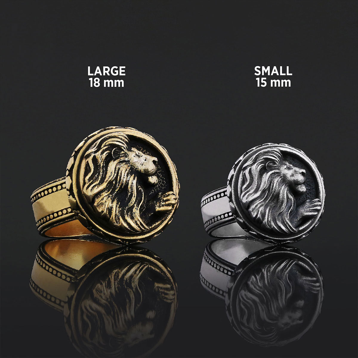 Handmade Sterling Silver Leo Ring