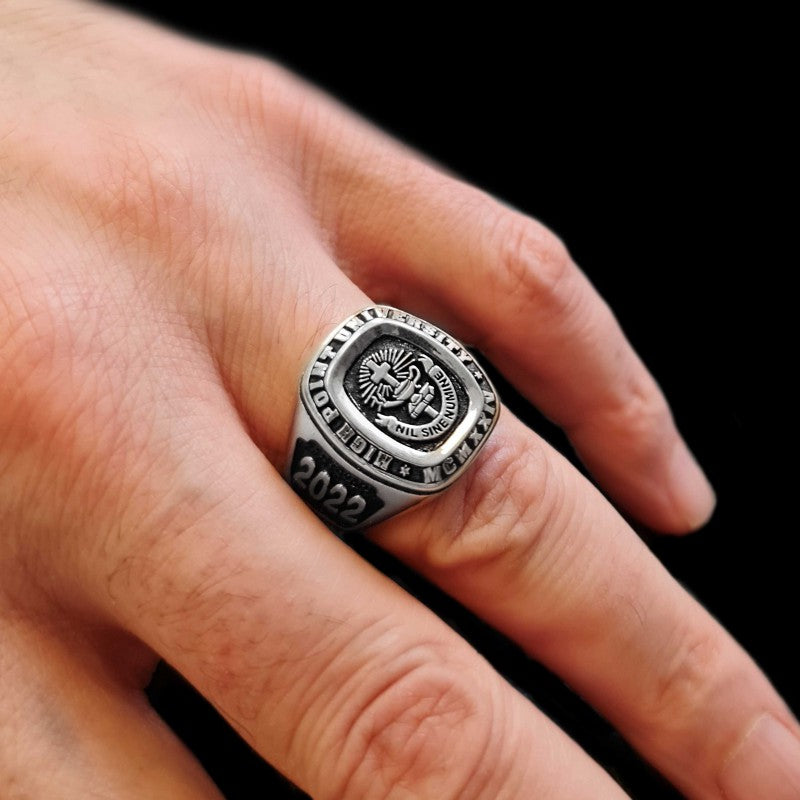 High Point University Class Ring by SWISS PLUS - Custom College Class Rings - view 7