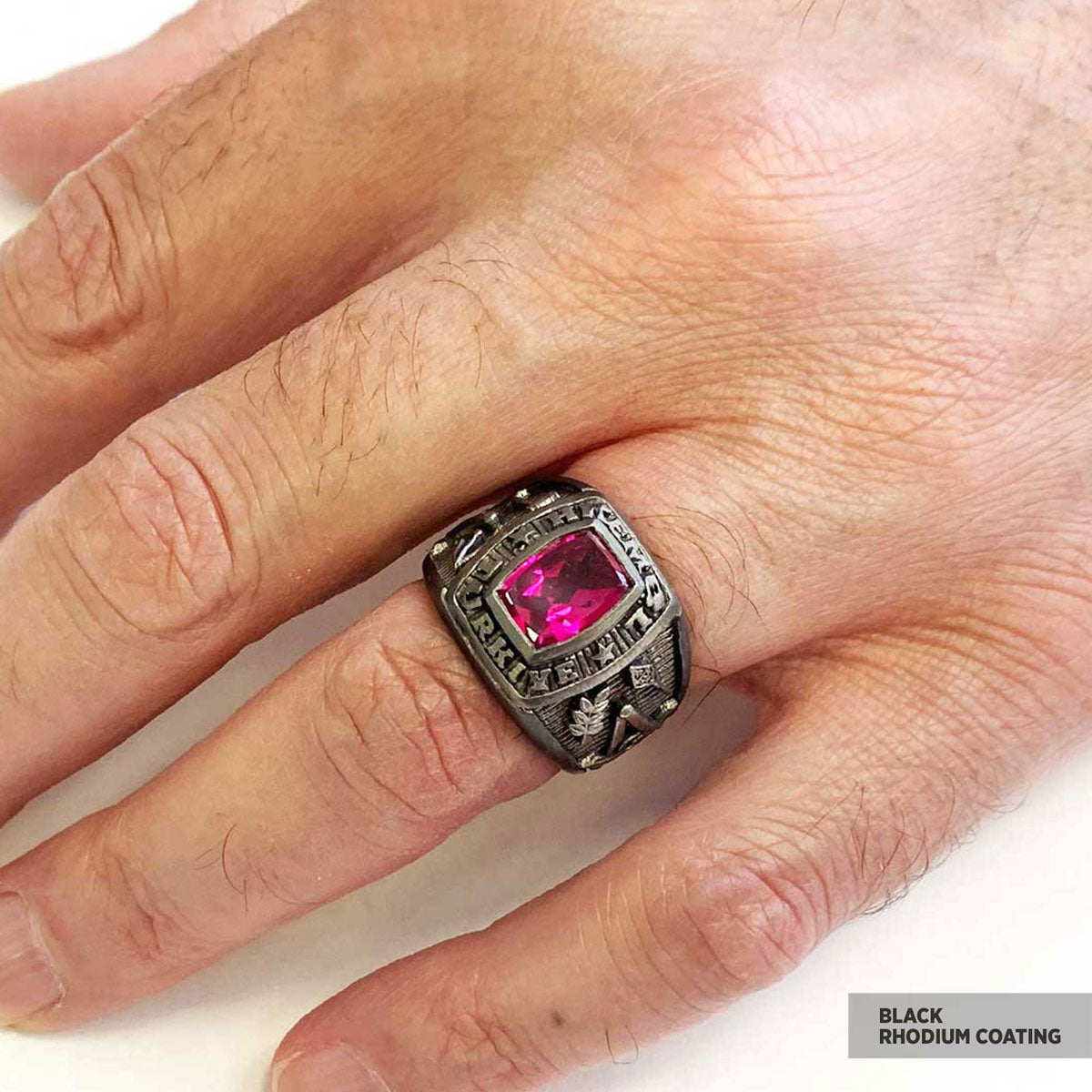 Hkembl Turkiye Masonic Ring, Freemasonic Ring, Master Mason Ring, Elegant Masonic Ring - view 6