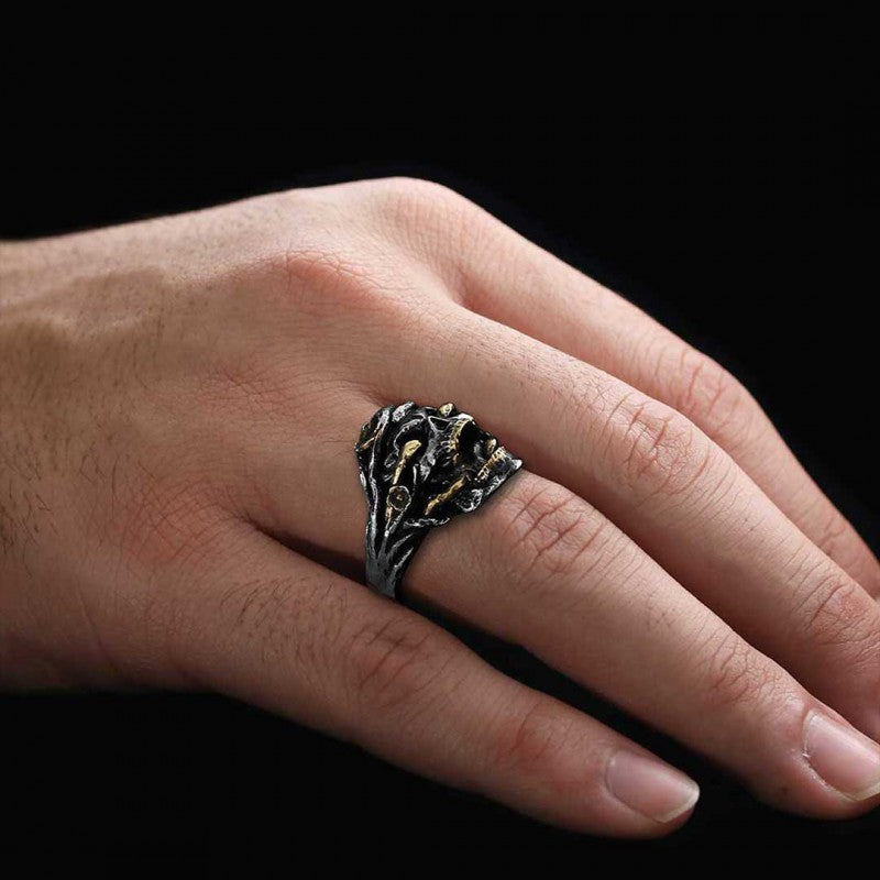 Involved Skull Ring by SWISS PLUS - Skull Rings - view 7