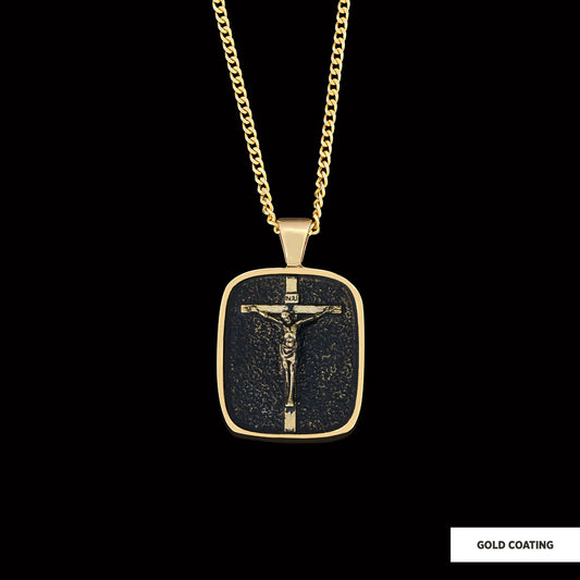 Jesus Cross Necklace, Silver Cross, Jesus Christ Cross Necklace, Catholic Cross, Jesus cross necklace, Religious Jewelry by S