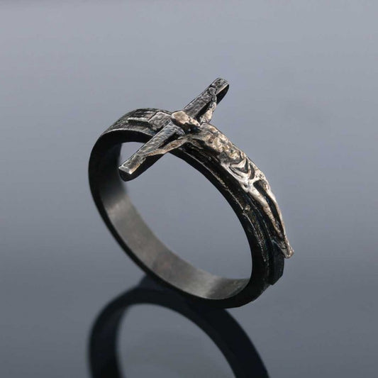Jesus Crucified Ring - view 2