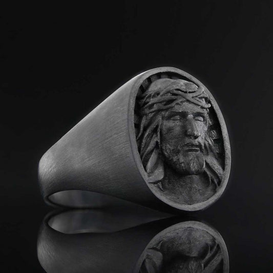 Jesus Engraved Ring