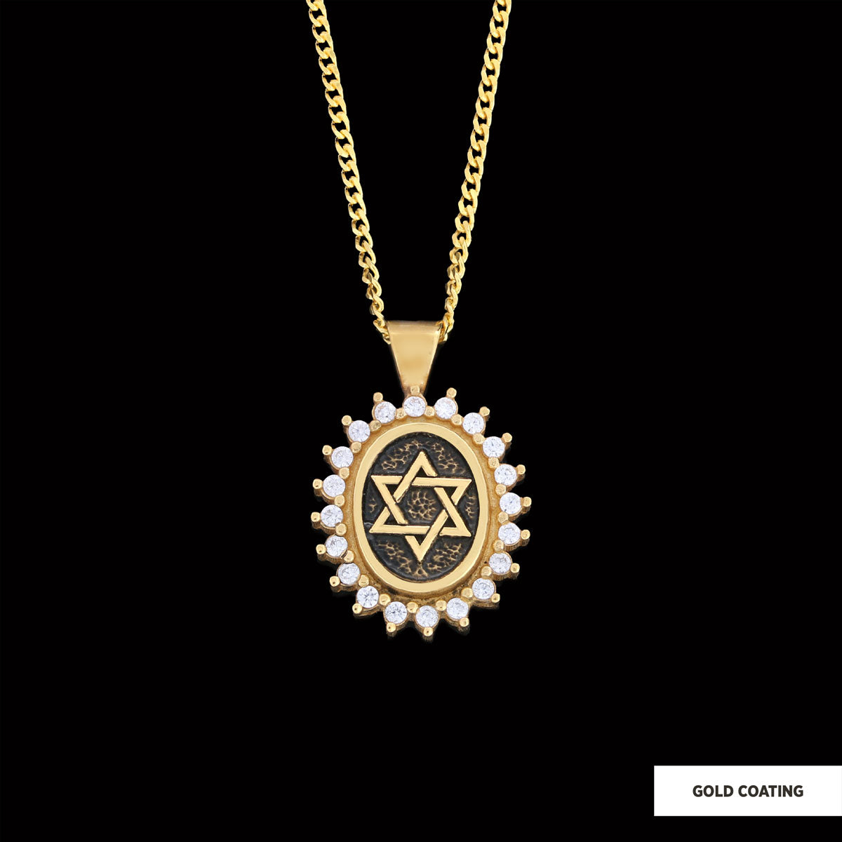 Jewish Star Necklace, Silver Menorah Necklace, Hebrew Chanukah Menorah Necklace, Magen David Necklace, Shield of David Necklace Gold Coating