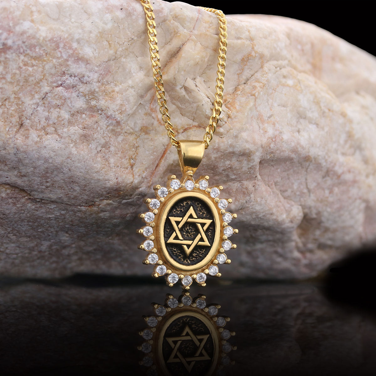 Jewish Star Necklace, Silver Menorah Necklace, Hebrew Chanukah Menorah Necklace, Magen David Necklace, Shield of David Neckla