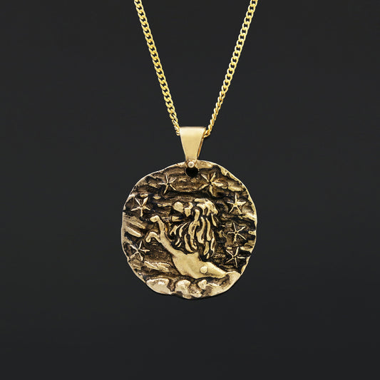 Leo Horoscope Pendant, Leo Zodiac Necklace, Fierce & Fearless, A Perfect Gift for Leos by SWISS PLUS - Zodiac Collection - vi
