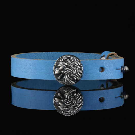 Leo Leather Bracelet by SWISS PLUS - Zodiac Collection - view 2