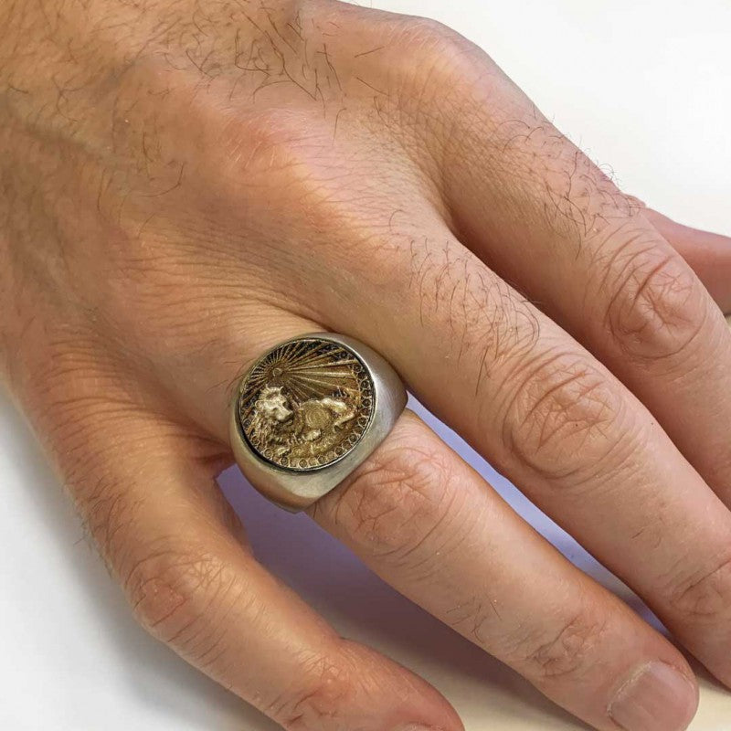 Leo Horoscope Ring by SWISS PLUS - Zodiac Collection - view 4