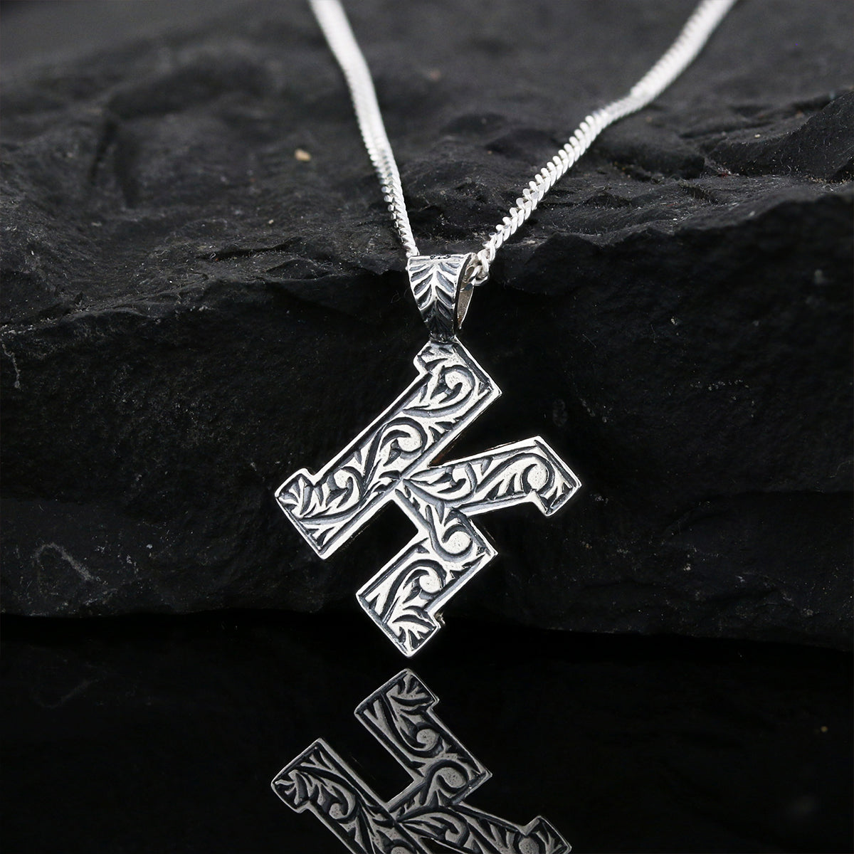 Letter Handmade Special Design 925 Sterling Silver Monogram K Necklace