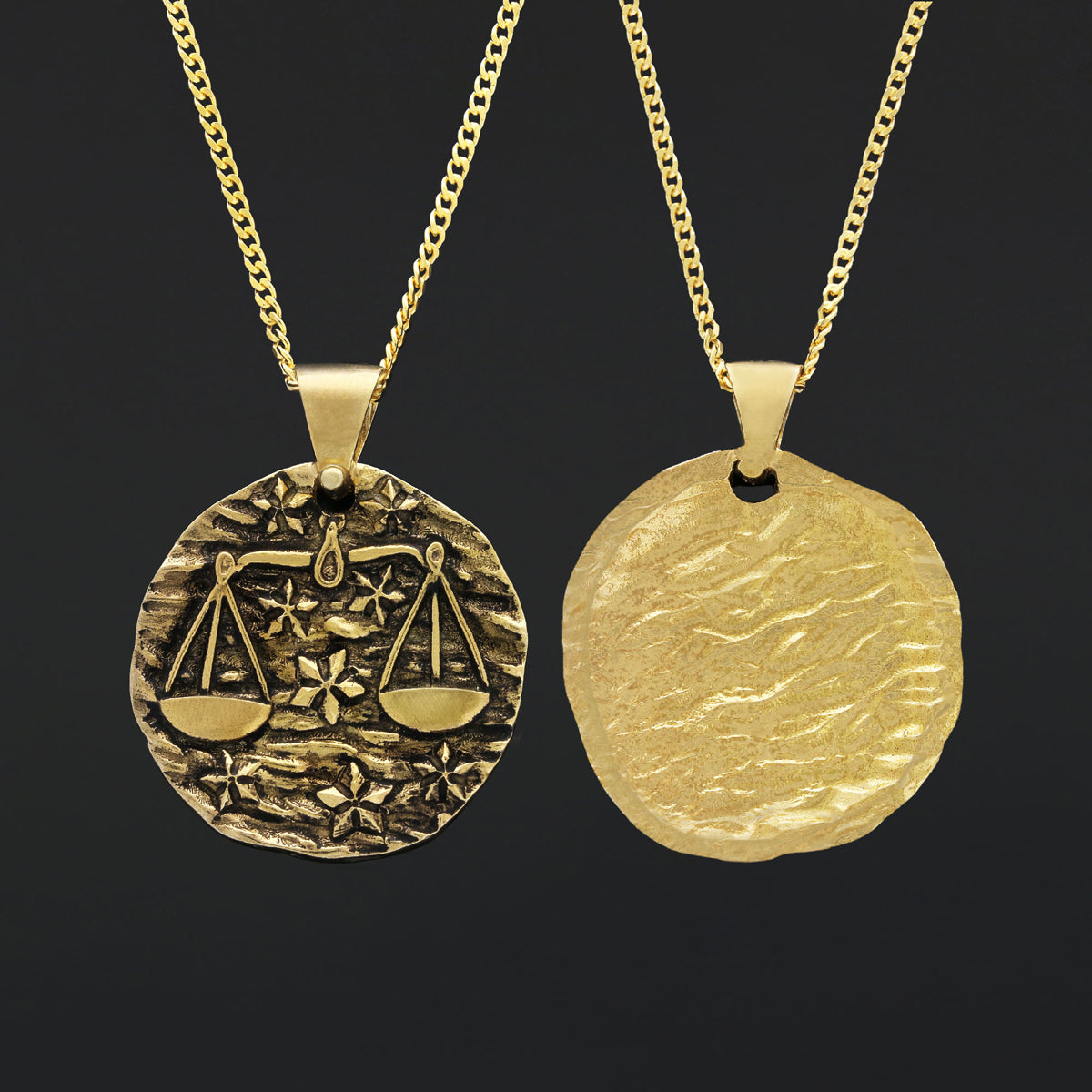 Libra Pendant, Zodiac Jewelry, Astrological Necklace, Personalized Gift - view 5
