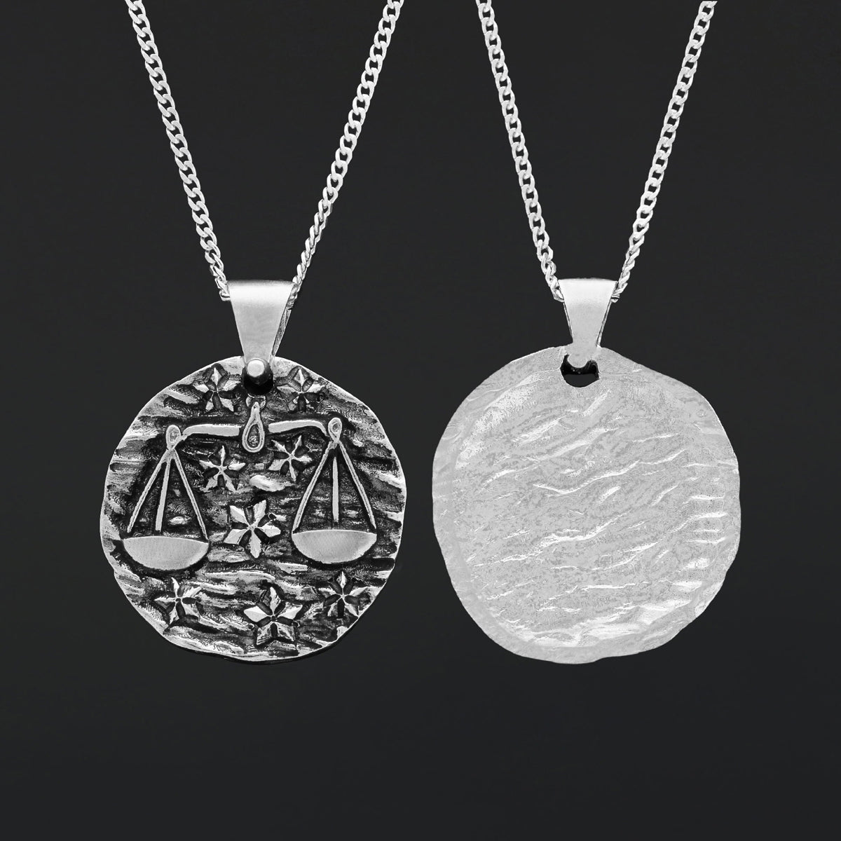 Libra Pendant, Zodiac Jewelry, Astrological Necklace, Personalized Gift - view 7