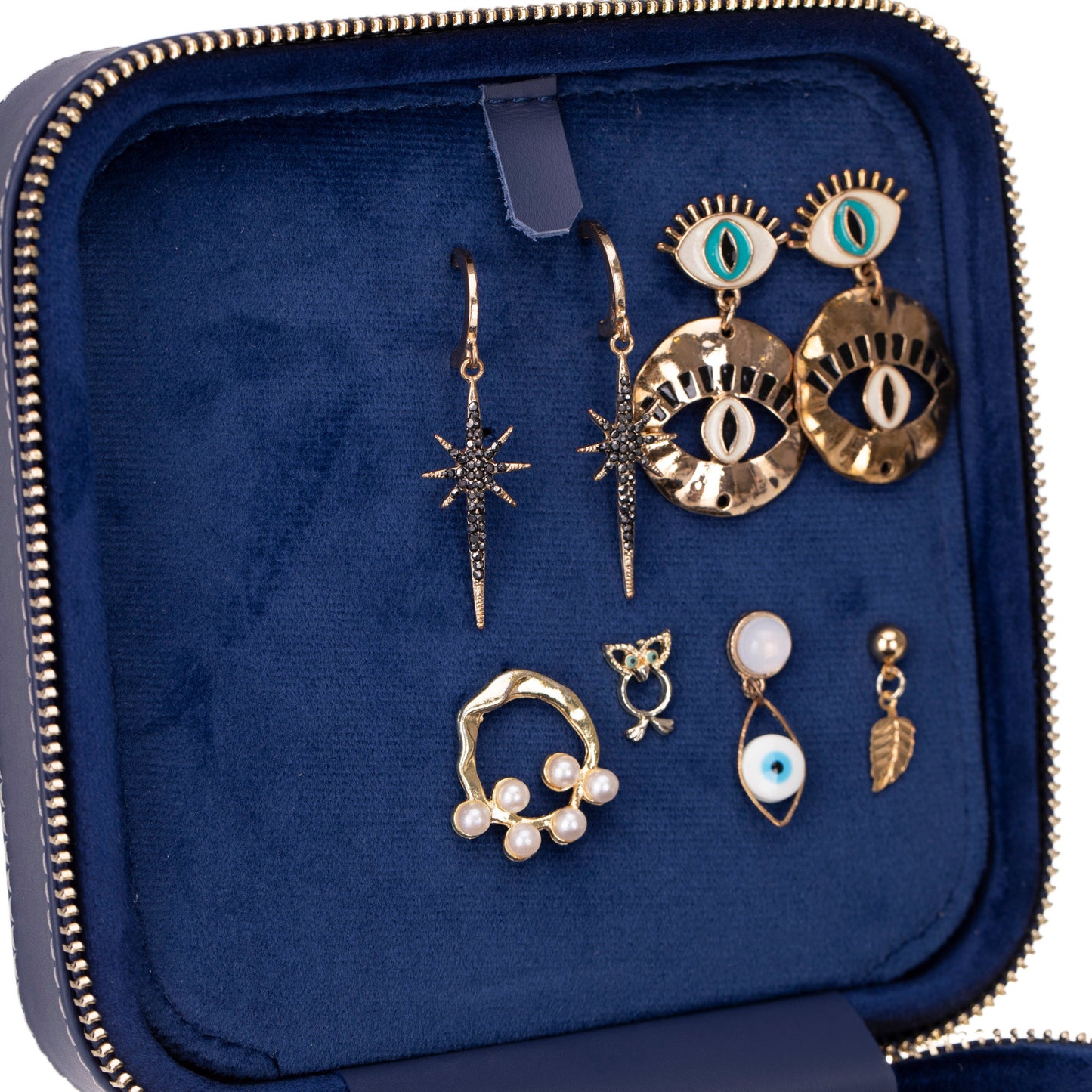 Amanda Leather Jewelry Box, Large