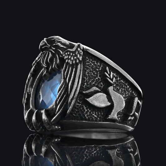 Unique Magen David Jewish Ring by SWISS PLUS - Jewish Collection - view 2