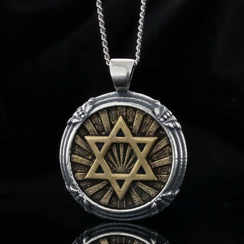 Magen David Pendant by SWISS PLUS - Jewish Collection - view 3