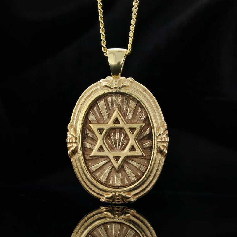 Jewish Magen David Pendant - view 2