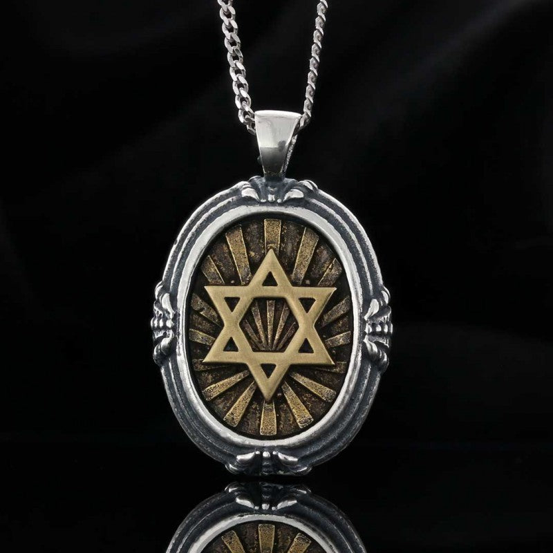 Jewish Magen David Pendant by SWISS PLUS - Jewish Collection - view 3